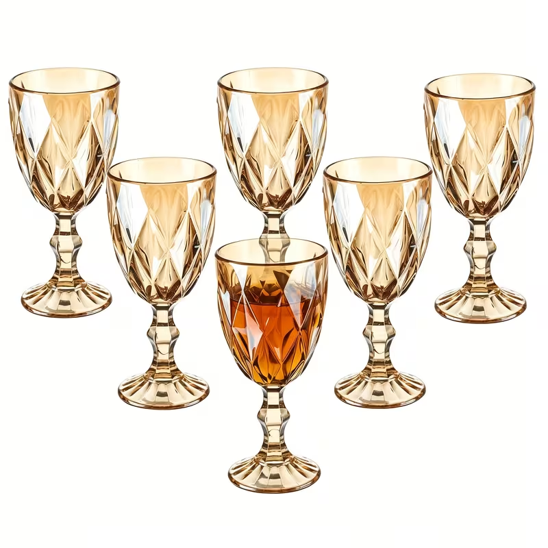 Wedding Fountain - Ensemble de 6 verres à vin