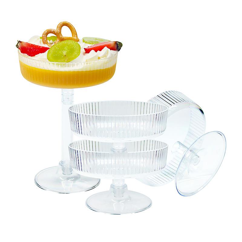 Champagne Tower Set - Verres à Martini en plastique jetables,