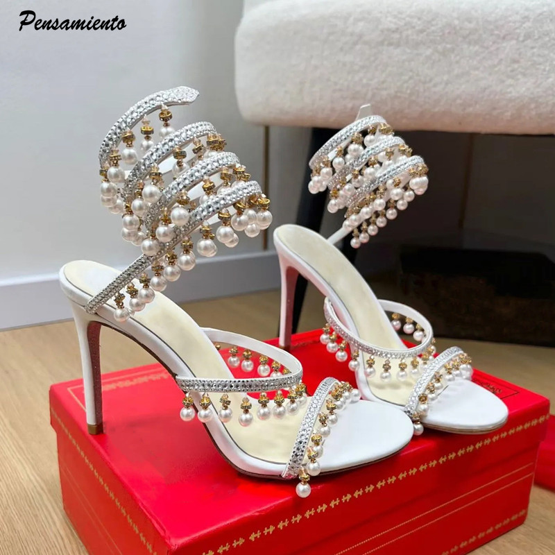 Wedding Fx - Sandales gladiateur de luxe pour femme