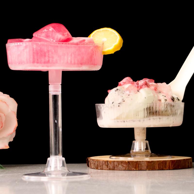 Champagne Tower Set - Verres à Martini jetables en plastique
